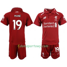 Koszulka Liverpool MANE 19 Dziecięcy Domowe Koszulki Piłkarskie 2018-2019 Krótki Rękaw